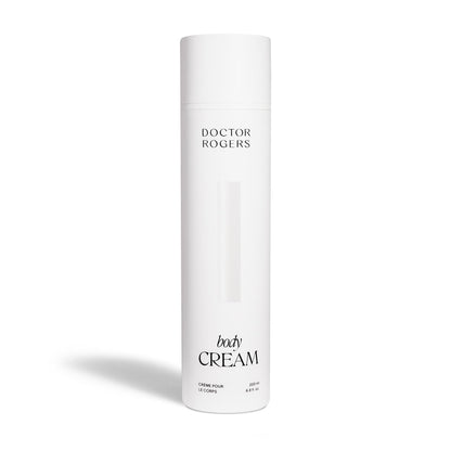 Doctor Rogers Body Cream. Hydrating Unscented Moisturizer for Dry Skin, with Shea Butter, Squalane, Ceramide, & Glycerin Moisturizing Lotion, 6.8 Ounce (200 ml)