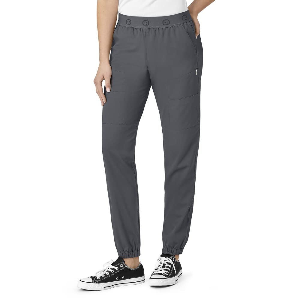 WonderWink Women's WonderWink PRO Slim Cargo Jogger Pant, Pewter, XL P