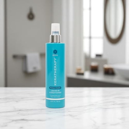 Keratherapy Keratin Infused Moisture Leave In Conditioner Spray, 8.5 fl. oz., 251 ml - Hydrating Leave in Conditioner Spray with Jojoba Oil, Panthenol, Arginine Amino Acid & Wheat Oil for Damaged Hair