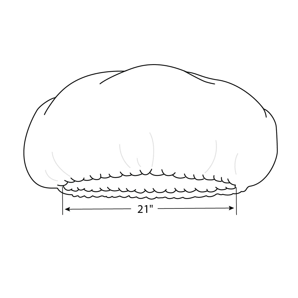 ProWorks DA-BC210 Bouffant Cap 21 Inch Disposable Polypropylene 500 caps per Case