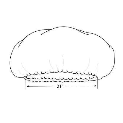 ProWorks DA-BC210 Bouffant Cap 21 Inch Disposable Polypropylene 500 caps per Case