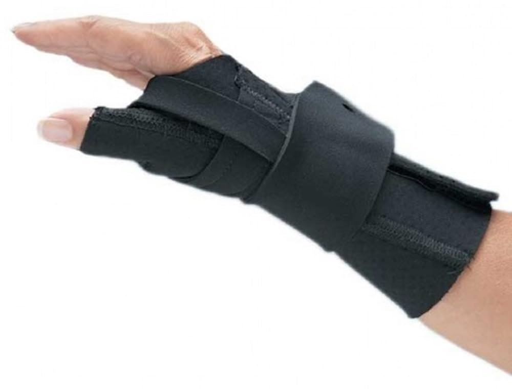 North Coast Comfort Cool Arthritis Wrist and Thumb Splin, Large, Left