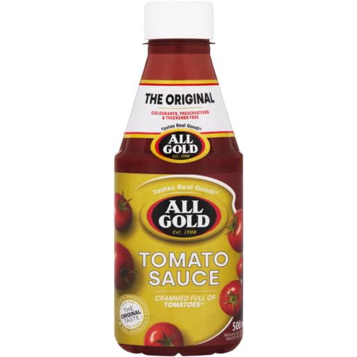 All Gold Tomato Sauce - Original (Squeeze) 500ml2