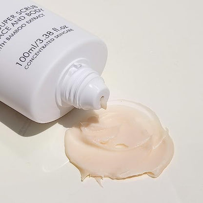 Alpha-H Super Micro Scrub – Dual-Action Face & Body Exfoliator for Oily, Combination Skin – Smooths Texture & Clears Congestion