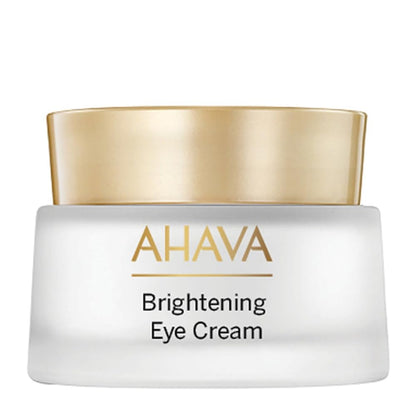 AHAVA Brightening Eye Cream- Brightens Dark Circles, Reduce Wrinkles, enriched with Exclusive Osmoter & 3D Complex of anti-aging Dunaliella Algea, 0.5 Fl.Oz