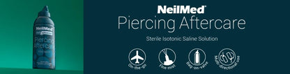 NeilMed NeilCleanse Piercing Aftercare, Fine Mist, 6.3 Fluid Ounce