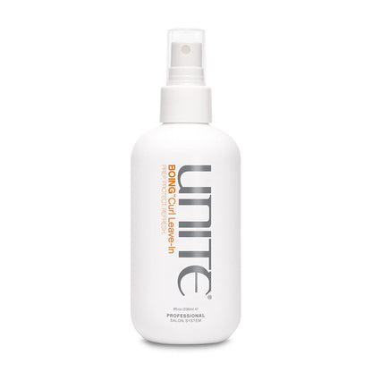 UNITE Hair – BOING Curl Leave-In – Lightweight Detangling Spray to Hydrate, Define & Control Frizz – For Wavy, Curly & Coily Hair – UV & Thermal Protection – 8 Fl Oz