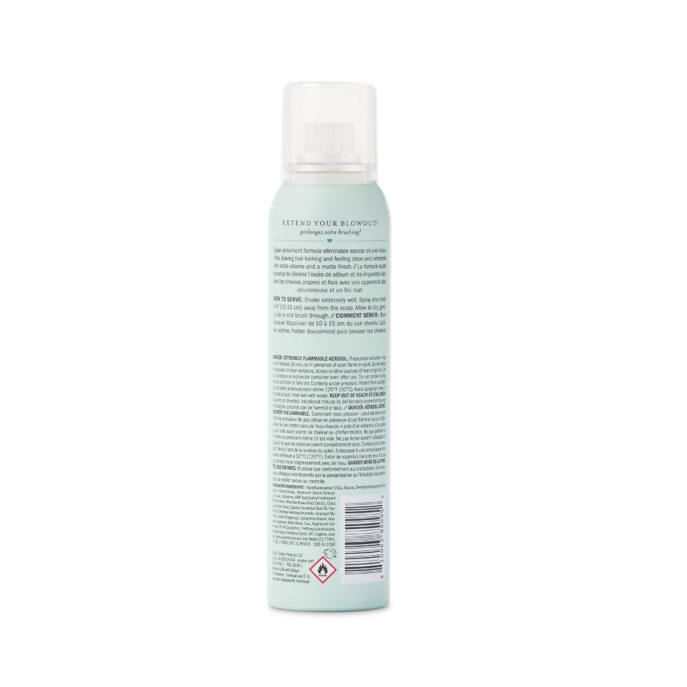 Drybar Detox Dry Shampoo Spray, Absorbs Excess Oil, Leaves Hair Looking and Feeling Clean & Refreshed with Extra Volume, For All Hair Types