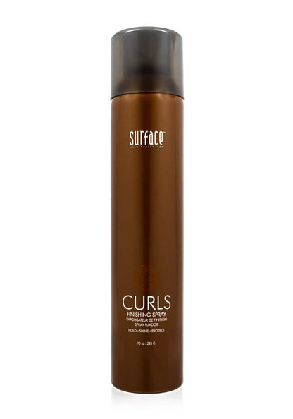 Surface Hair Curls Finishing Spray With Babassu Oil For hold, Definition, Shine And Thermal And Humidity Protection