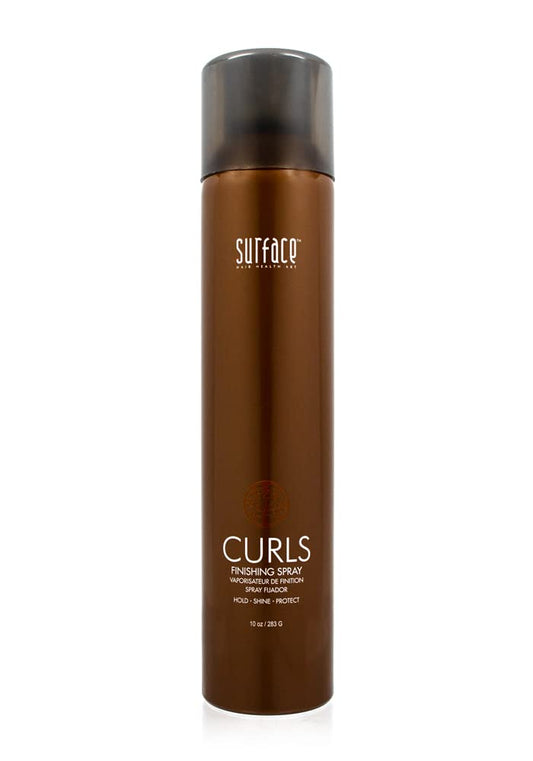 Surface Hair Curls Finishing Spray With Babassu Oil For hold, Definition, Shine And Thermal And Humidity Protection