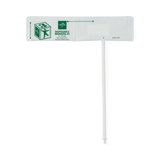 Neonatal Vinyl Single-Patient BP Cuff with Bayonet, Neonatal Size 3,1,Each,MDS9743HPVH