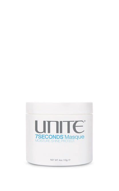 UNITE Hair – 7SECONDS Masque – Deep Conditioning Treatment to Restore Elasticity, Strength & Long-Lasting Shine – Intensive Hydration for All Hair Types – 4 Fl Oz