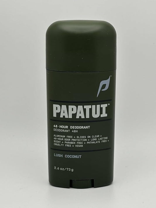 Papatui - New Triple Action Complex Men's Antiperspirant - Lush Coconut - 48-Hour Sweat and Odor Protection - 2.6oz - Pack Of 01