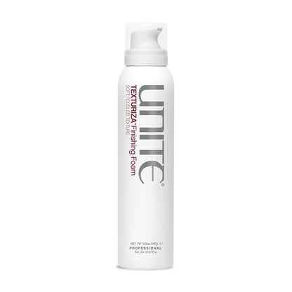 UNITE Hair – TEXTURIZA Finishing Foam – Dry Texture Foam for Soft, Tousled Definition & Light Grip – Satiny-Sheen Finish – 5.2 Oz