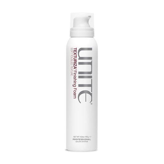 UNITE Hair – TEXTURIZA Finishing Foam – Dry Texture Foam for Soft, Tousled Definition & Light Grip – Satiny-Sheen Finish – 5.2 Oz