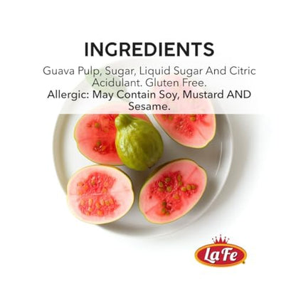La Fe Guava Paste 14.1oz - 3 Pack - Authentic Goiabada Brasileira - Guava Jelly for Baking - Gluten Free