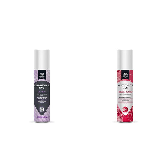Summer's Eve Ultra Daily 2oz & Blissful Escape Daily 2oz Feminine Sprays