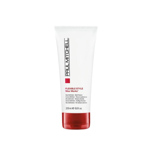 Paul Mitchell Wax Works Hair Gel, High Definition, Bold Texture, For All Hair Types, 6.8 fl. oz.
