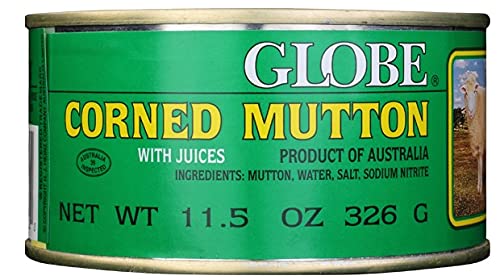 Globe Corned Mutton with Juices (2 Pack, Total of 23oz)