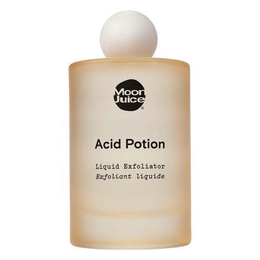 Moon Juice Acid Potion Liquid Face Exfoliator - 25% AHA BHA Exfoliant with Reishi + Niacinamide - Helps Resurface Skin, Unclog Pores & Stimulate Collagen - Hydrates & Soothes Skin (3.3 Fl oz)