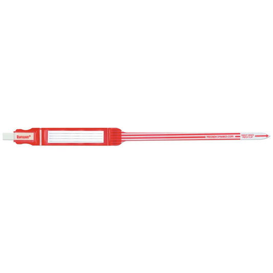 Safeguard 841-16-PDJ Insert Wristband, Trilaminate Adhesive Closure, Adult, Red, Pack of 250