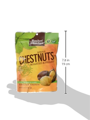 Blanchard & Blanchard Whole Chestnuts Roasted & Peeled (Organic) 5.29oz (6 Pack)