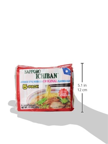 stickerless New Ramen Noodles, Original Soy Sauce Flavor, No.1 Tasting Japanese Instant Noodles (Pack of 6)