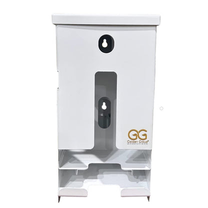 Tampon and pad Dispenser, Compact, Free Vending, White Steel Restroom Fixture