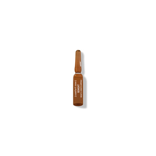 Renight Bright & Smooth Ampoules, Night Face Treatment, Stimulates Renewal, Luminosity, Fine Lines, Retinal, Natural Ingredients, Made in Italy, All Skin Types, 7 x 0.06 Fl Oz