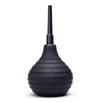Enema Bulb Anal Douche, Back-Flow Prevention, Enema, Luvkis Anal Cleaner Douche System Vaginal Cleaner for Women and Men Personal Hygiene 8.5oz (Black)