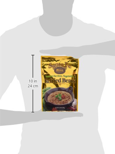 Santa Fe Instant Fat Free Vegetarian Refried Beans 7.25 Oz (Pack of 4)