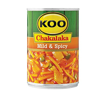 Koo Chakalaka - Mild and Spicy 400g Pack of 4 Red