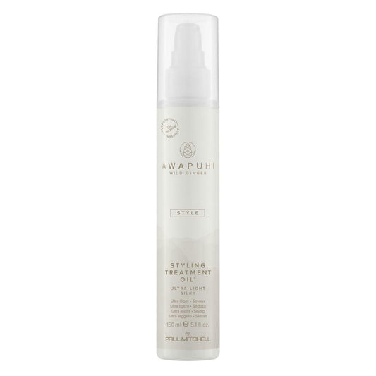 Awapuhi Wild Ginger by Paul Mitchell Styling Treatment Oil, Dry-Touch, Leave-In Formula, For All Hair Types