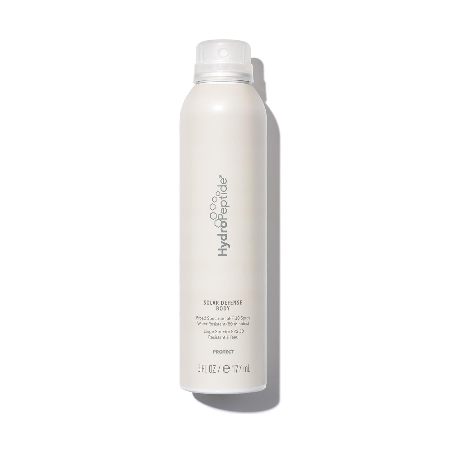 HydroPeptide Solar Defense Body SPF 30, Broad Spectrum, Water Resistant Sunscreen, Hydrates and Soothes, 6 Ounce