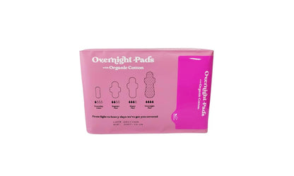B-Pure Lavender and Aloe Infused Overnight Pads, 6 ct
