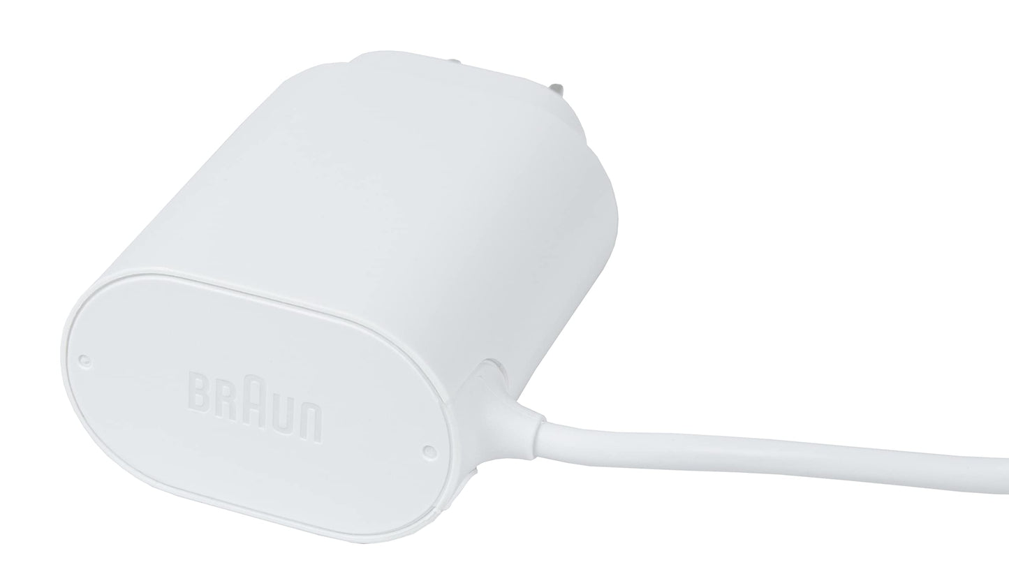 Braun Replacement Charger for Silk-épil Epilator Type 492-5214 – Compatible with Braun Silk-épil 9, 7, 5 Series (9-720, 9-300, 9-890, 9-880, 5-810, 5-620) and FaceSpa Pro (910, 911, 921) - White