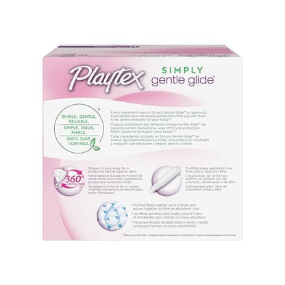 Playtex Gentle Glide Tampons Unscented Ultra Absorbency 36 Count (Pack of 3)
