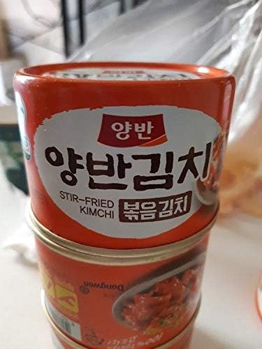 YangBan Stir Fried Kimchi Can Korean Kimchi(160g x 4ea)