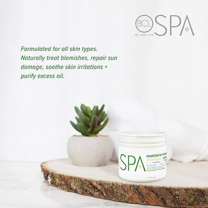 BCL SPA Lemongrass & Green Tea 4-Step Skincare Starter Kit, 16oz Each – Organic Vegan Spa Set for Hands, Feet & Body – Hydrates, Exfoliates, Softens Skin