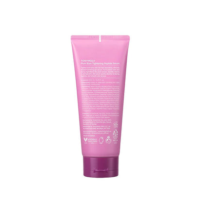 TONYMOLY Plum Bum Tightening Peptide Serum – Firming & Hydrating Body Serum with Plum Extract, Vitamin C & Glycerin, 6.76 fl oz
