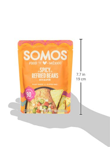 Somos, Beans Refried Spicy, 10 Ounce