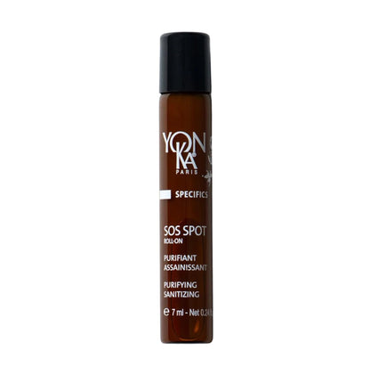 Yon-Ka SOS Spot Roll-On | Targeted Blemish Treatment for Pimples and Breakouts | Soothes and Purifies Skin | Alcohol-Free | Travel Size 0.24 fl oz
