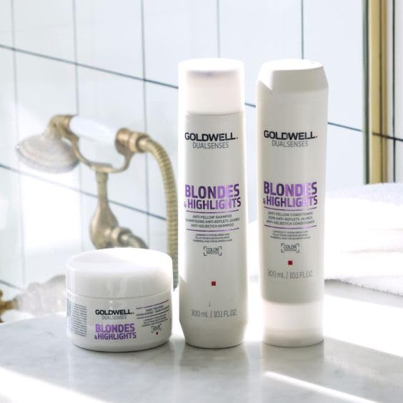 Goldwell Dualsenses Blondes & Highlights Anti-Yellow 60sec Treatment 6.8oz, 200mL