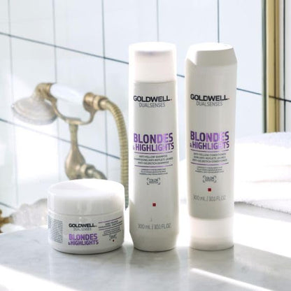 Goldwell Dualsenses Blondes & Highlights Anti-Yellow 60sec Treatment 6.8oz, 200mL