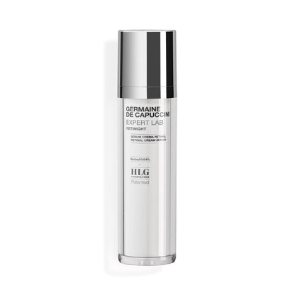 Germaine de Capuccini - Expert Lab Retinight - Serum cream formulated with 0.04% Retinal and the HLG nanopolymer (Hyaluronic Acid, Lysine, and Glutamic Acid) - Reduces all signs of aging - 50 ml