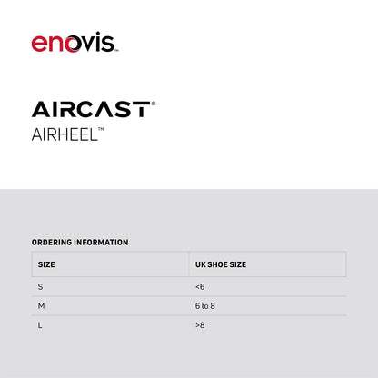 Aircast AirHeel Ankle Support Brace (with and Without Stabilizers)