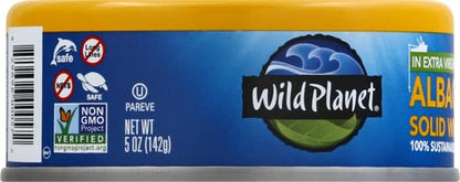 Wild Planet Wild Albacore Tuna in Extra Virgin Olive Oil, 5 oz