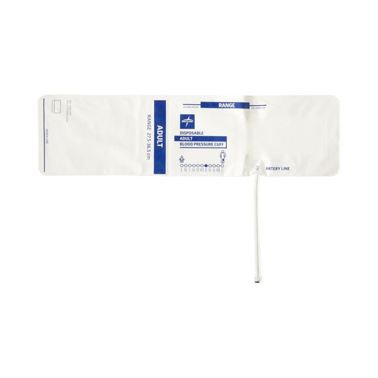 Disposable Soft Cloth 1-Tube Blood Pressure Cuff with Male Marquette Connector, Adult,5,Bag,MDS9913MQML