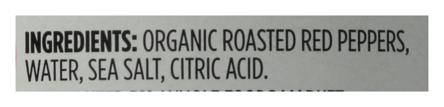 365 by Whole Foods Market, Organic Roasted Red Peppers, 16 Ounce