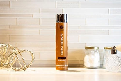 KERATHERAPY Keratin Infused KeratinFIXX Repair Shampoo, Repair Shampoo for Dry, Damaged or Frizzy Hair with Caviar Extract, Clear, 10.14 Fl Oz (Pack of 1) (Look May Vary)